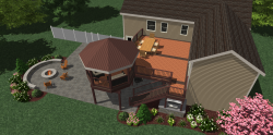 3D Design with custom shaped deck 2