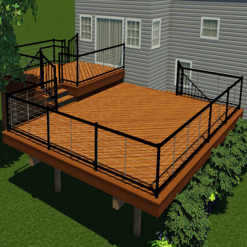 Deck Design Rendering Mercury Decks
